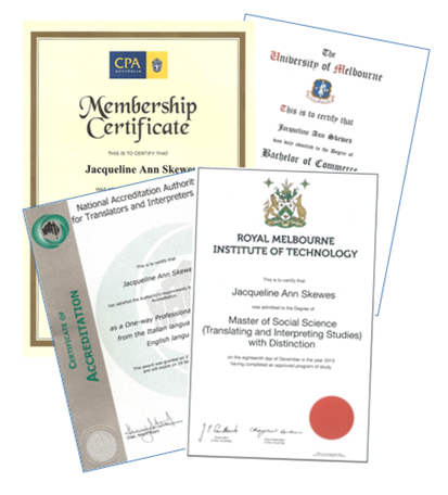 Education certificates